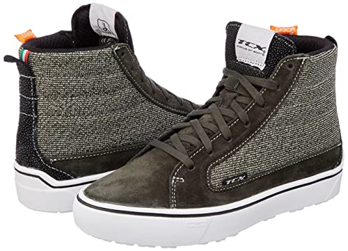 TCX Bota feminina casual para motociclista, Verde/branco, 36