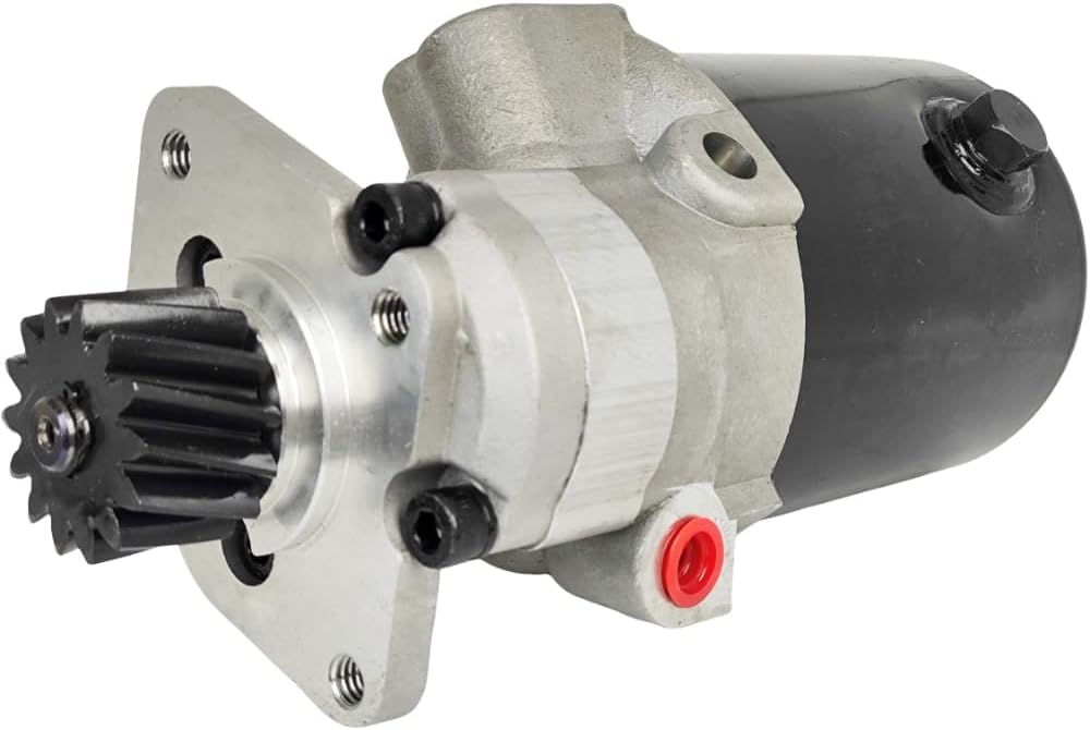 Power Steering Pump 523092M91 Compatible with Massey Ferguson 165 175 180 255 265 275 30 31 50C 50D 6500 Compatible with Perkins Engine 4.236 4.248 Diesel Tractor 897146M94 897147M95 897147M92