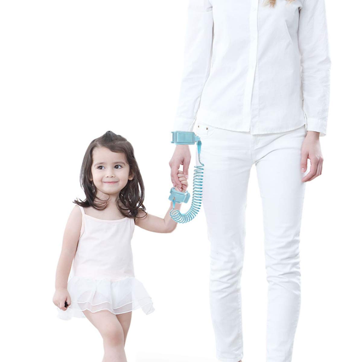 SONARIN Anti Lost Safety Wrist Link Child Safety Strap,Anti Lost Wrist Walking Hand Belt and Magnetic Induction Lock for Toddlers,Babies & Kids(Blue)