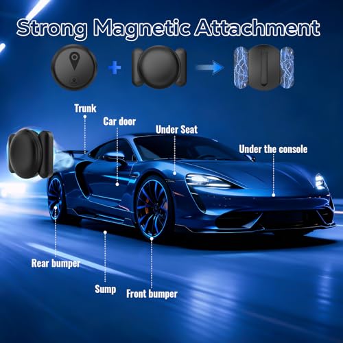 GPS Tracker for Vehicles,2 Pack Tracker Device for Vehicles for iOS Find My - image 3