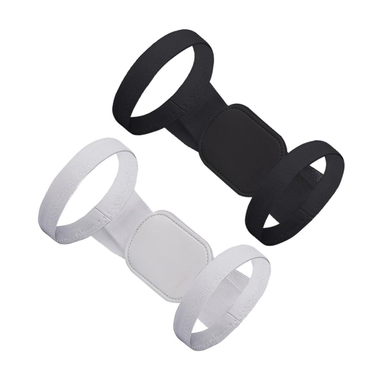 Mobestech 2pcs Humpback Belt for Adults Posture Back Support for Home Office and Sports Use Black White Color Options