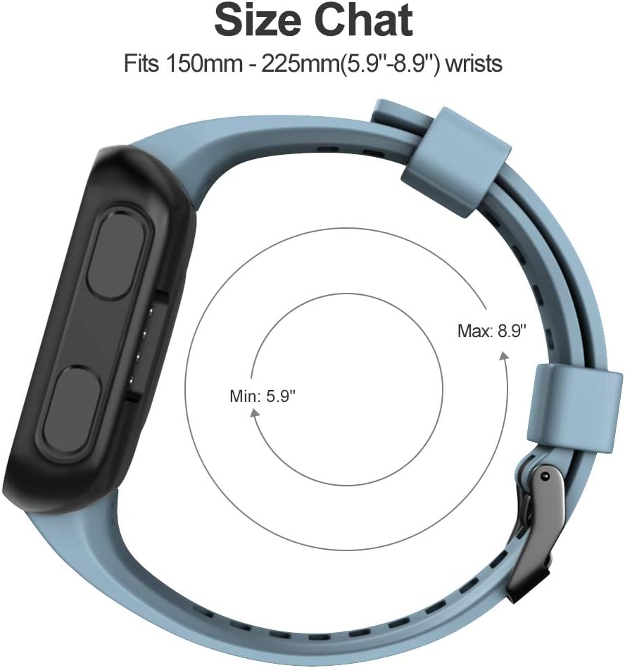 Compatible with Garmin Forerunner 35 Band,Solf Silicone Replacement Bands for Garmin Forerunner 35 Watch