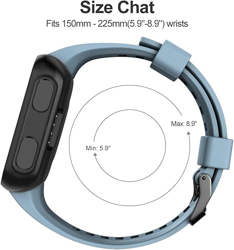 Miniatura 3 de Meifox Compatible con la correa Garmin Forerunner 35, bandas de repuesto de silicona Solf para reloj Garmin Forerunner 35