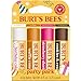 Burt's Bees Lip Balm Party Pack - Birthday Cake, Waffle Cone, Strawberry Shortcake, and Cookies & Cream, All Day Moisturizer, Tint-Free, Natural Origin Conditioning Lip Treatment, 4 Tubes, 0.15 oz.