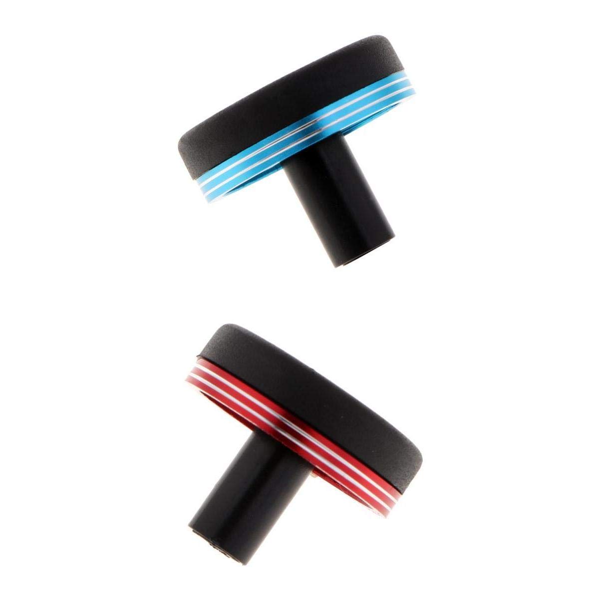 Enakshi (LABEL) Creations 2Pcs/Set Rubber Butt Cap w/Designer Aluminum Trim for Fishing Rod Building-picture-15