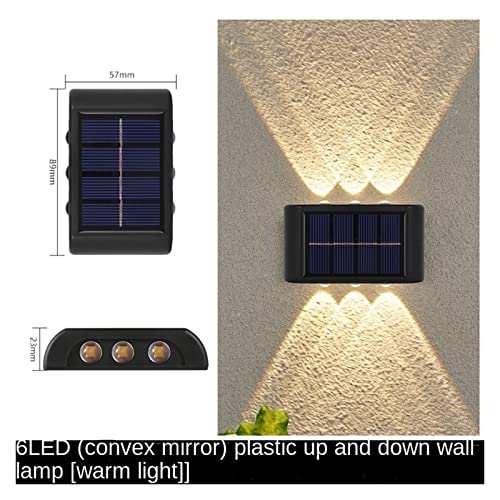 Luz solar para jardín de pared para iluminar zonas oscuras y pasos en la cerca exterior 5