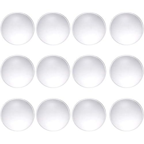Magnifying Lens Optical - 20 pcs 42mm Double Convex Lenses 68mm Focal Lengths 1.65in Diameter, 0.3in Height Biconvex Optical Plastic Lens for Physics Jewelry Watch Repair Crafts