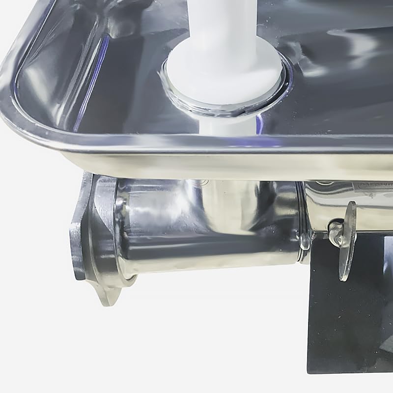 Tritacarne elettrico professionale D70 – 850 W – Portata 120 kg/h – Lama singola taglio – Griglie Ø70 mm (5,5 & 7 mm) – Acciaio Inox – Monofase – Facile da pulire – Uso Restauro & Macelleria