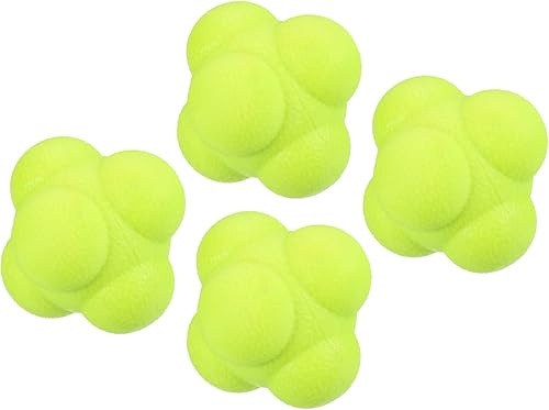 PATIKIL Pelotas de reacción de rebote para entrenamiento de coordinación, entrenador de agilidad TPR de alta dificultad para reflejo de velocidad