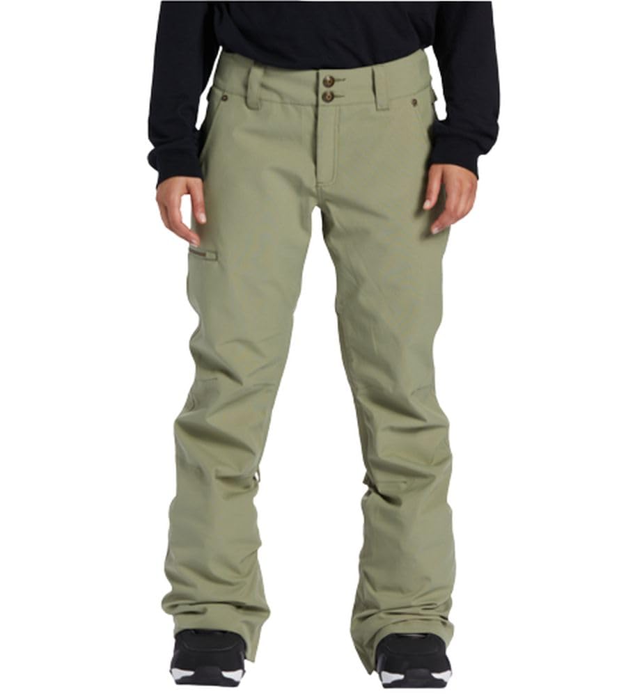 DC Shoes Women's Snowboard Pants - Viva Pant | Oil Green, Large