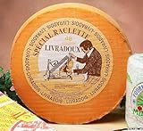 French Raclette Cheese, 9 lb. Wheel, Semi-Firm Cow’s Milk, Perfect for Melting and Fondue