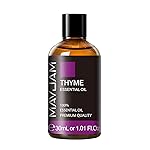 MAYJAM Thyme Essential Oil 30ML, Pure Essential Oils for Massage, Diffusers, Thyme Oil for Soap Candle Making (1.01FL.OZ Bottle)