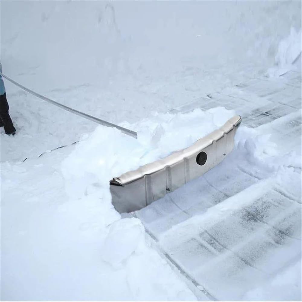 Rascador de Hielo para Coche Pala De Nieve Rastrillo Palo De Extensión Ligero 20 Ft Alto Alcance Aluminio Herramientas De Remoción De Nieve Al Aire Libre Rascadores de Hielo para Coche(A)
