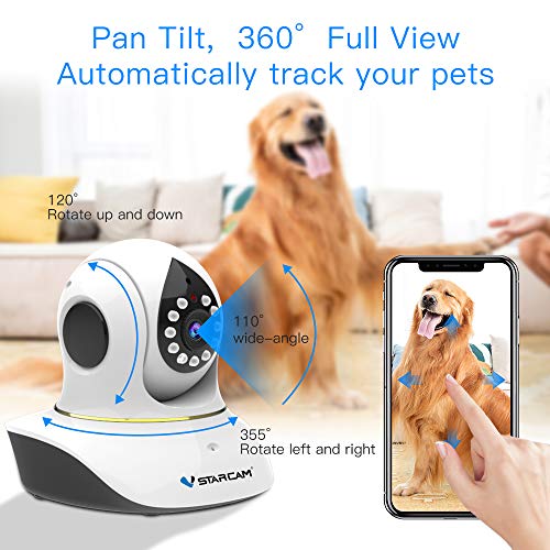VSTARCAM Pet Camera, Cat Camera with Laser Wireless Dog Camera 1080P Cat Toys, Night Vision Sound Motion Alerts, APP… - Image 4