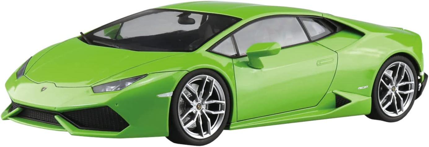 Aoshima 1/24 Pre-Painted '14 Lamborghini Huracan No.4-A Green 06642