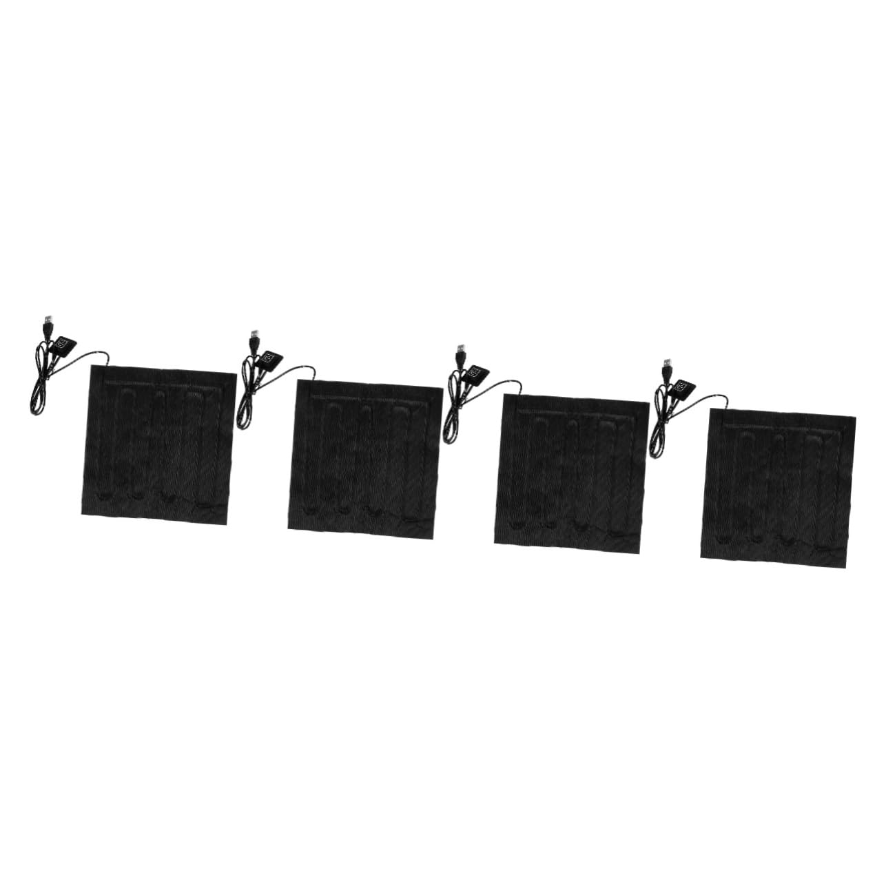 BESPORTBLE 4stücke Heizmatte Für Pflanzen USB Beheizbare Warming Mat Für Anzucht Von Blumen Und Pflanzen Energieeffizient Und Temperaturregelbar Für Gewächshäuser Und Aquarien
