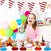 10 Pieces Carnival Party Decorations Circus Theme Party Decorations Carnival Centerpieces for Tables Cake Toppers Favors Supplies