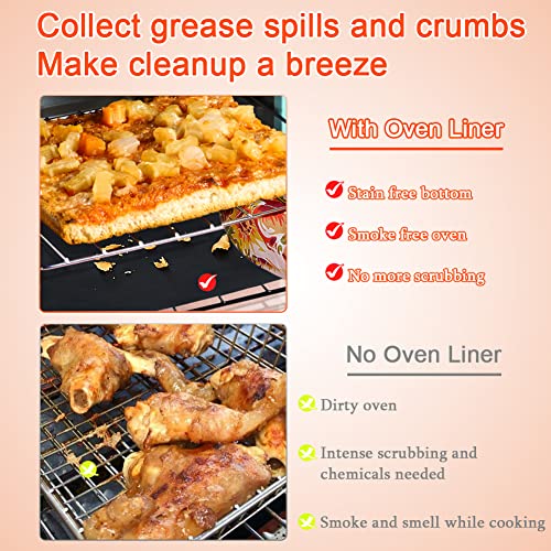 image for BYKITCHEN Air Fryer Oven Liners, 11x12 Inches, Set of 4, Reusable Toas