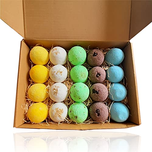 Image of MachoFizz Invigorating Bath Bomb for Men - Energize and Refresh Your Senses- Green tea, Coffee, Jasmine, Oats, Citurs (75 g) each - Pack of 20