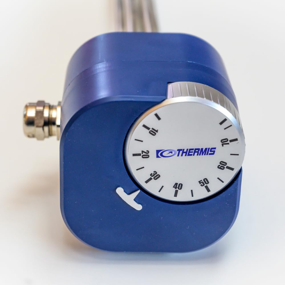 TRG 20 Heizstab Heizpatrone mit Thermostat Heizelement für Wasserspeicher Boiler 2 kW 230V