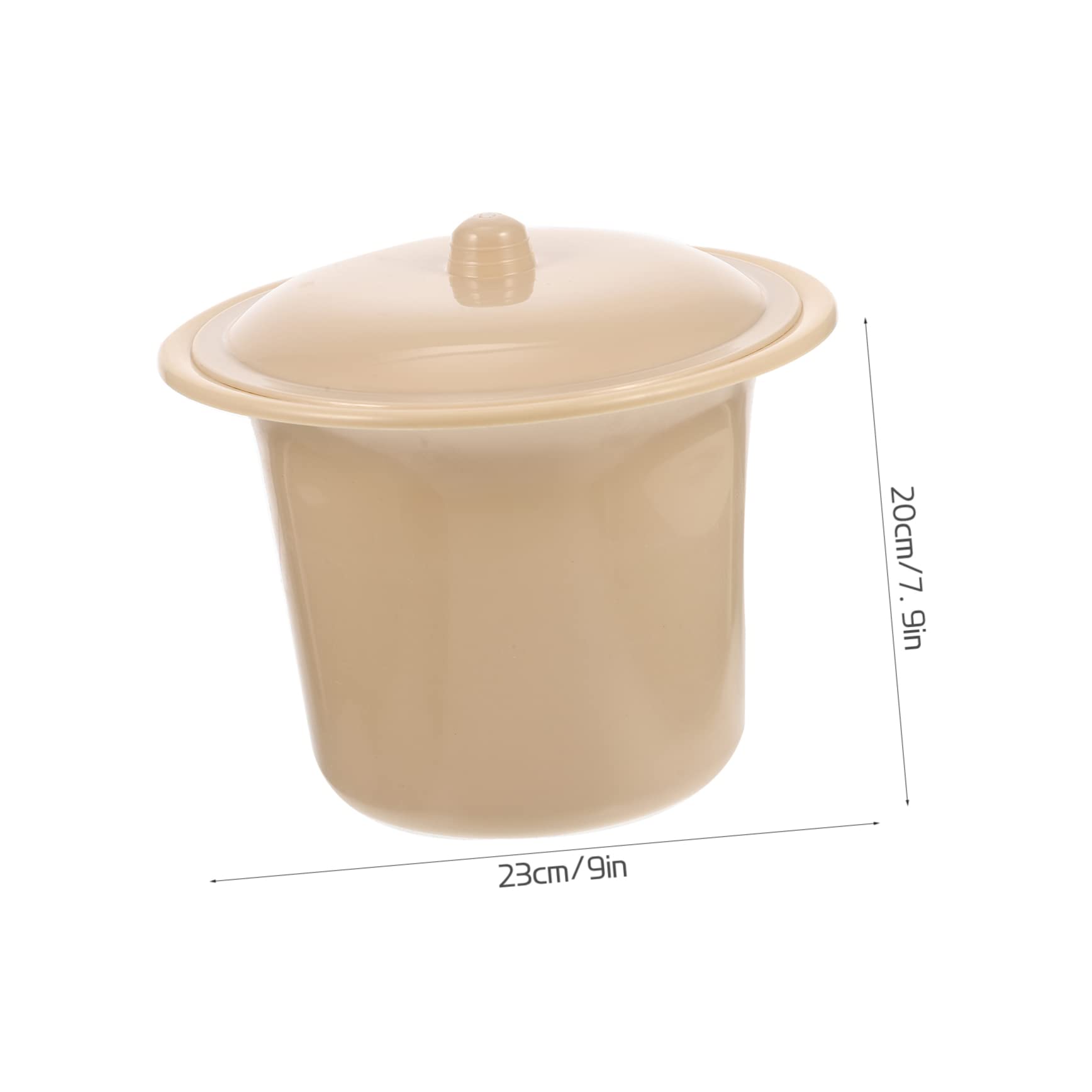 COLLBATH Disability Accessible Urinal Pot Thickened Lid Compact Portable Night Urinal Smooth Surface Easy to Cle