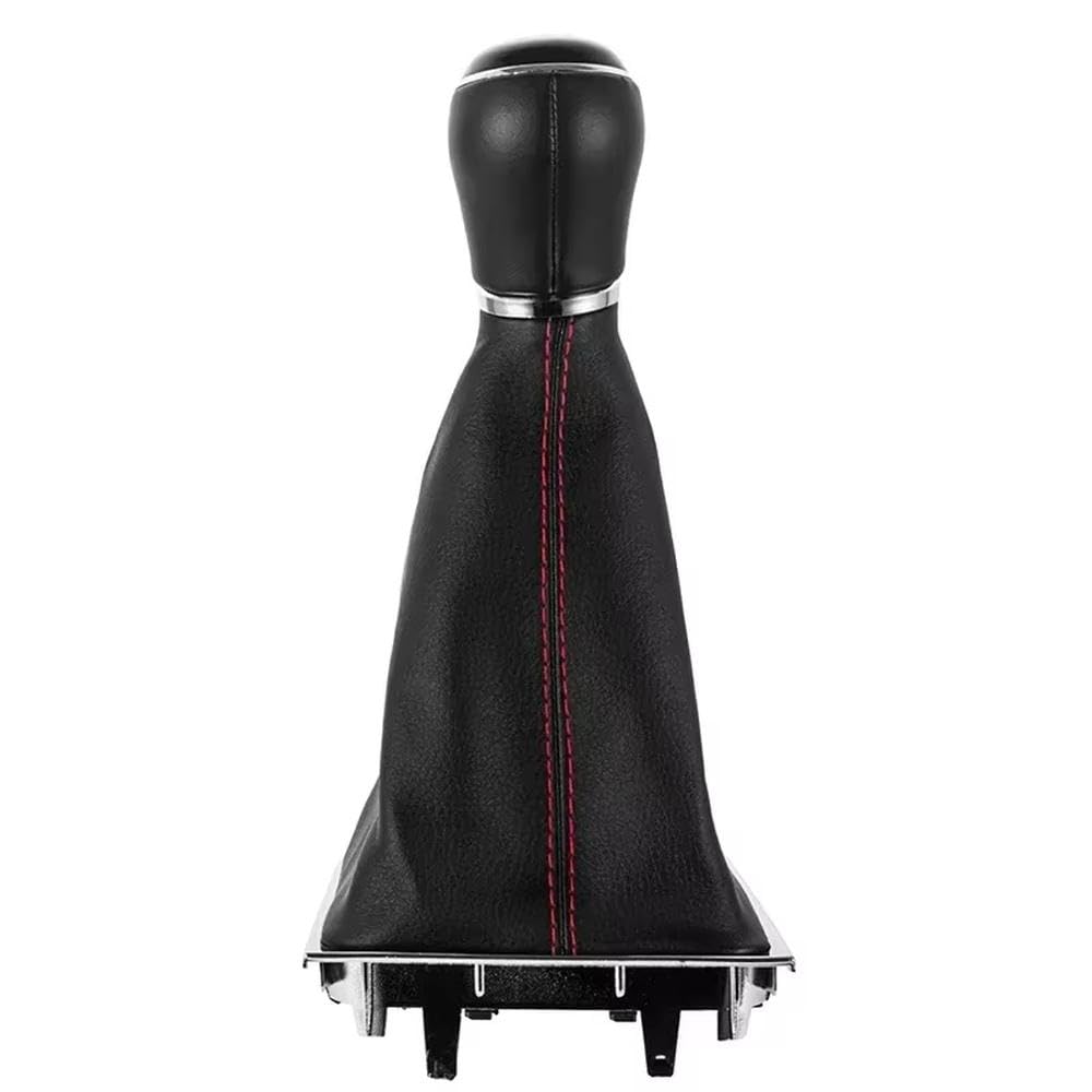 Ydxherta 6Speed For Golf 7 Mk7 2013-2018 Lever Dust Boot Cover Manual 5 6 Speed Leather Gear Shift Knob Auto Parts(6Speed)