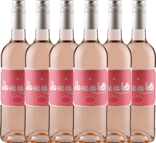 La vie est belle rosé La vie est belle Roséwein 6 x 0,75l VINELLO - 6 x Weinpaket inkl. kostenlosem VINELLO.weinausgießer