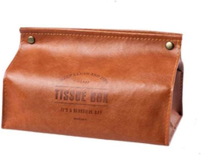 Amazon Co Jp Beibang バイバン ティッシュケース ティッシュボックス 北欧 おしゃれ 卓上 収納ケース ティッシュカバー Puレザー 車ティッシュケース ティッシュポーチ Freeオレンジ ホーム キッチン