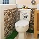 2 Stück Wc Aufkleber, Wc Deckel Aufkleber Sticker Mit Smiley Gesicht, Pvc Wasserdicht Aufkleber Toilette Lustig Karikatur, Toilette Abnehmbare Diy Aufkleber, Für Badezimmer, KüChe, Wandaufkleber usw