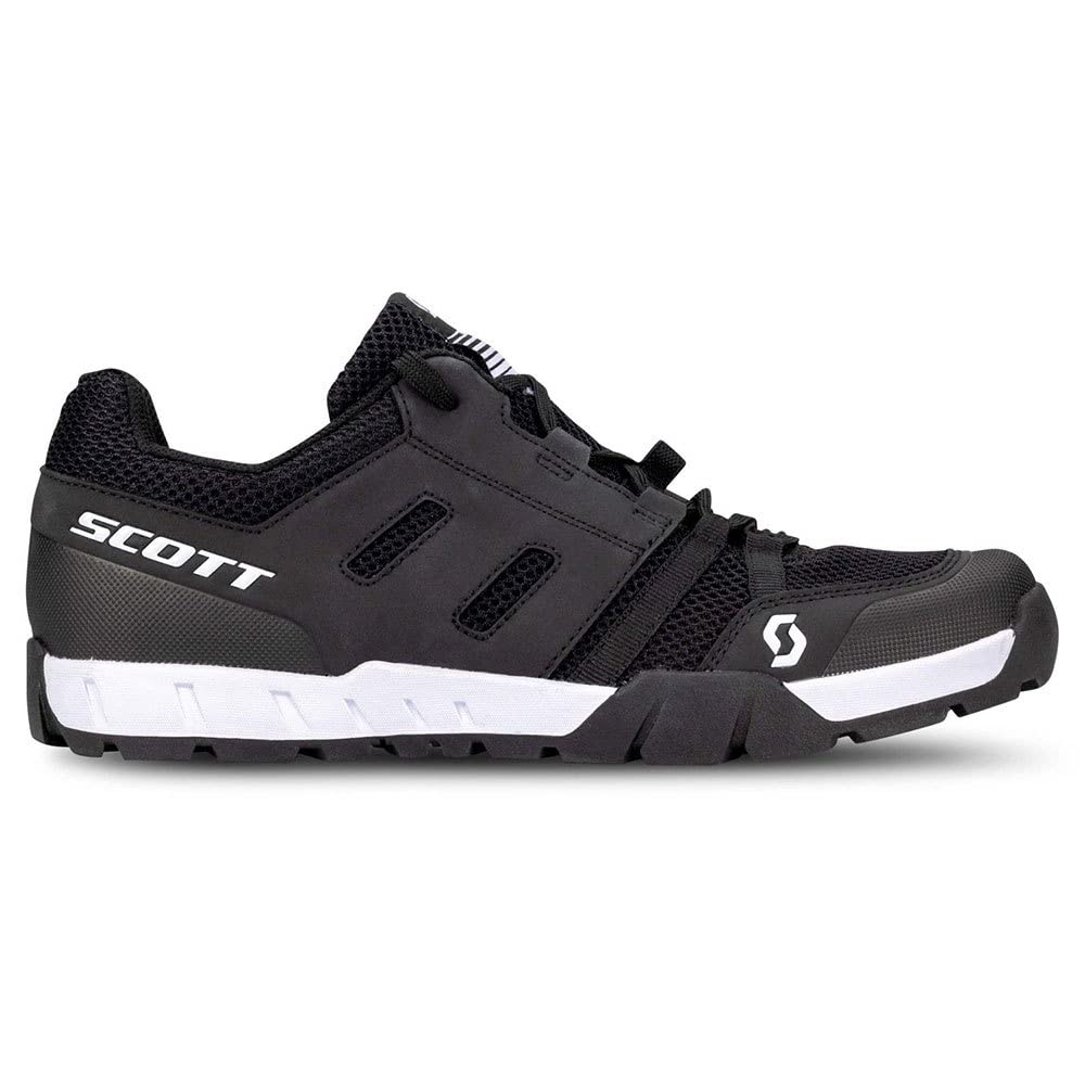 SCOTT Sport Crus-r Flat Lace MTB Trekking Fahrrad Schuhe schwarz/weiß 2025: Größe: 42