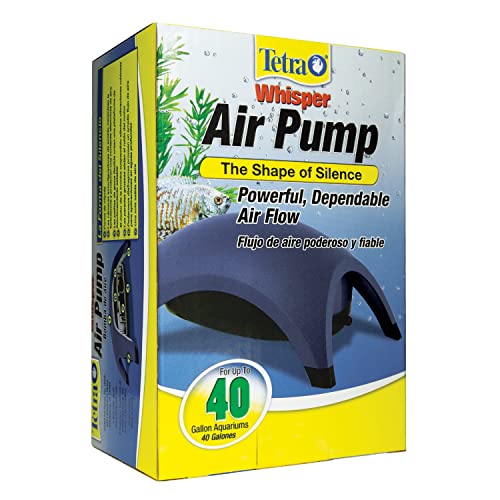 Tetra Whisper Air Pump 20 To 40 Gallons, For Aquariums, Powerful Airflow, Non-UL Listed