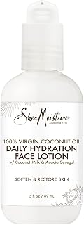 Sheamoisture Daily Hydration Face Lotion for All Skin Types 100% Virgin Coconut Oil for Daily Hydration 3 oz