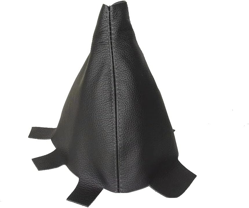 Ltd Compatible with Shift Boot for Honda Civic Sedan Coupe 2001-2006 Leather Grey Stitching