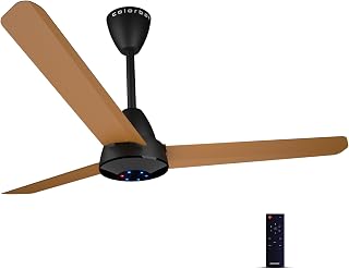Colorbot Helix BLDC Ceiling Fans 1200mm | BEE 5 Star Rated Power Saver | AeroQuiet+ Technology | 370 RPM | Remote Control... Price In India
