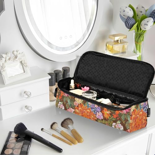 Organizador 2 en 1 para herramientas de cabello Watercolorful Flowers miniatura 6