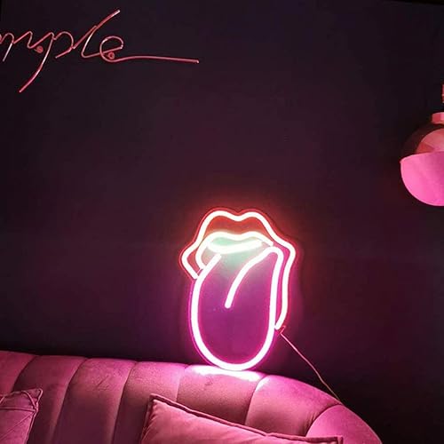 Miniatura 10 de Paneles de luz led inteligente arte pared LED decoración lámpara de neón acrílico transparente Backboard rosa Nightlight Bar Online Celebrity