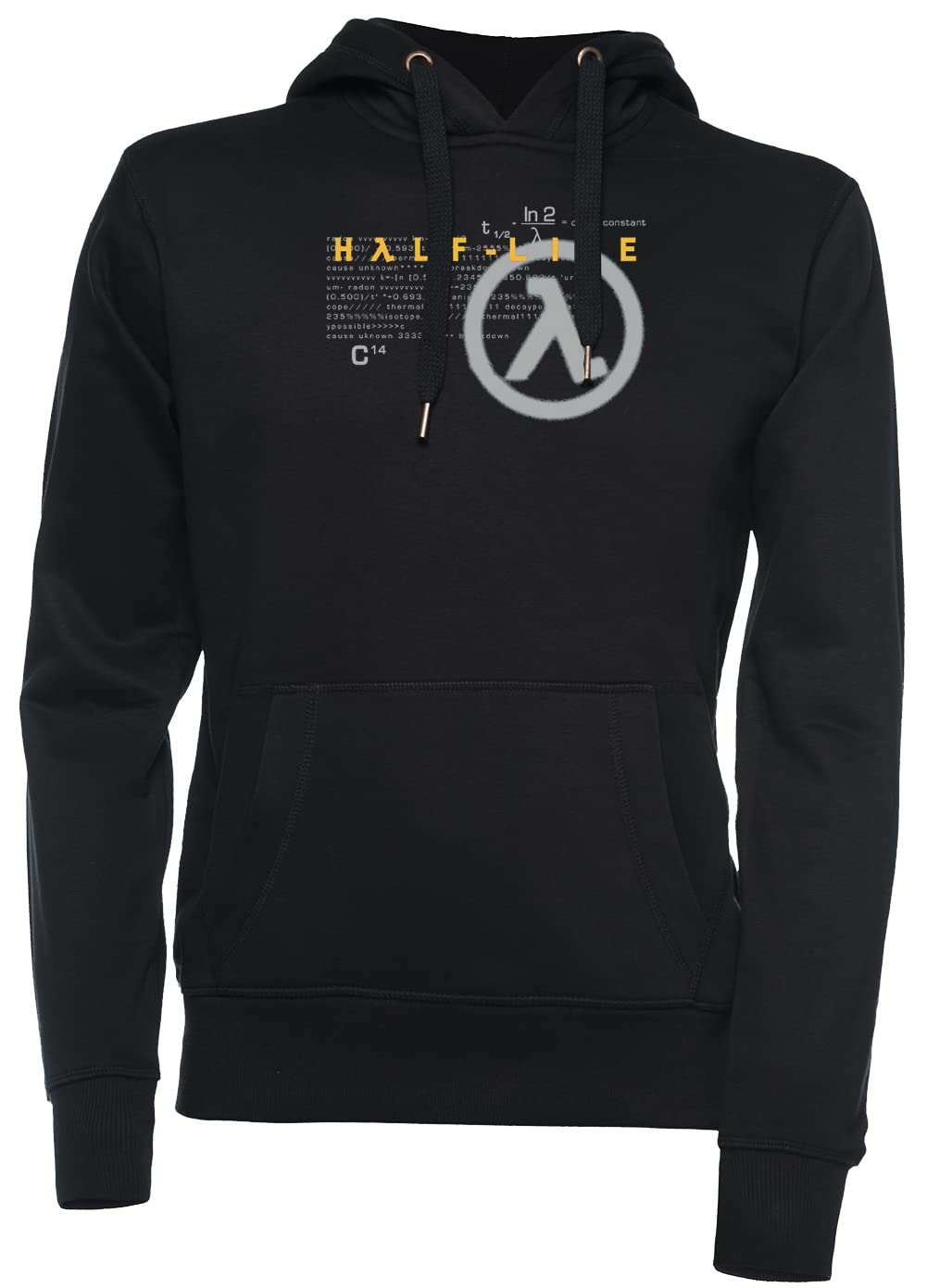 Half Life 1998 Unisexo Sudadera con Capucha Negro