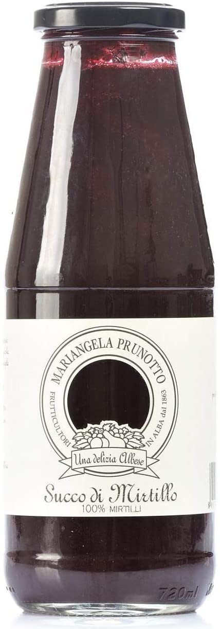Mariangela Prunotto - Una Delizia Albese - Frutticultori in Alba dal 1863 Succo di Mirtillo, 6 Confezioni da 690 Ml (6x690ml)