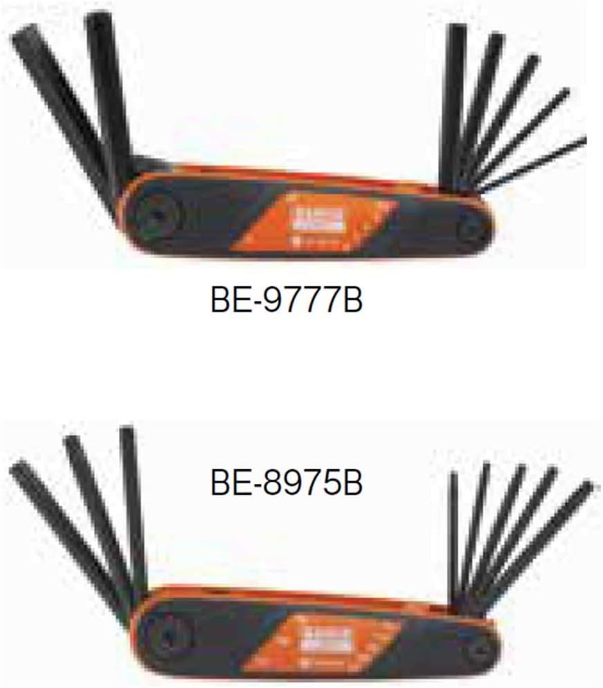 Bahco 9777B 2.5-10mm Folding Hex Key Set (7 Pieces)