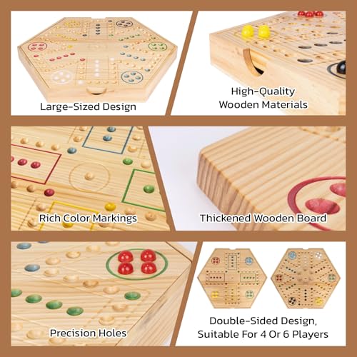 Wahoo Board Game de 20 pulgadas con caja y dados miniatura 4