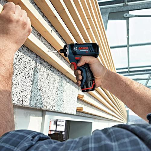 Bosch Ps21-2A 12V Max 2-Speed Pocket Driver Kit With 2 Batteries, Charger And Case , Blue #TOP4