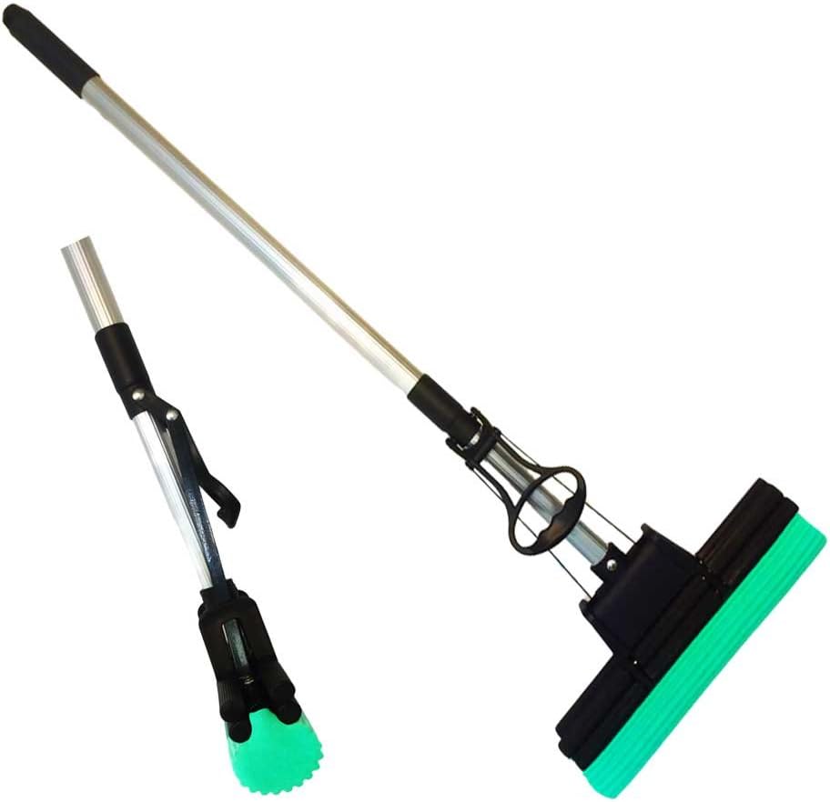 PVA Ultra Super Absorbent Professional Double Roller Sponge Foam Mop and Extra Head