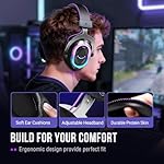 FIFINE Wired USB Gaming Headset: 7.1 Surround Sound - Vibrant Customizable RGB - Game/Chat Balance, Gamer Headphone with Noise Canceling Mic for PC, PS5/PS4, Laptop, Mac - AmpliGame H13BP - Image 4