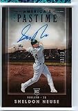 SHELDON NEUSE 2020 Panini America's Pastime #22 AUTOGRAPH Rookie RC #79 of only 99 Made! Oakland Athletics Baseball