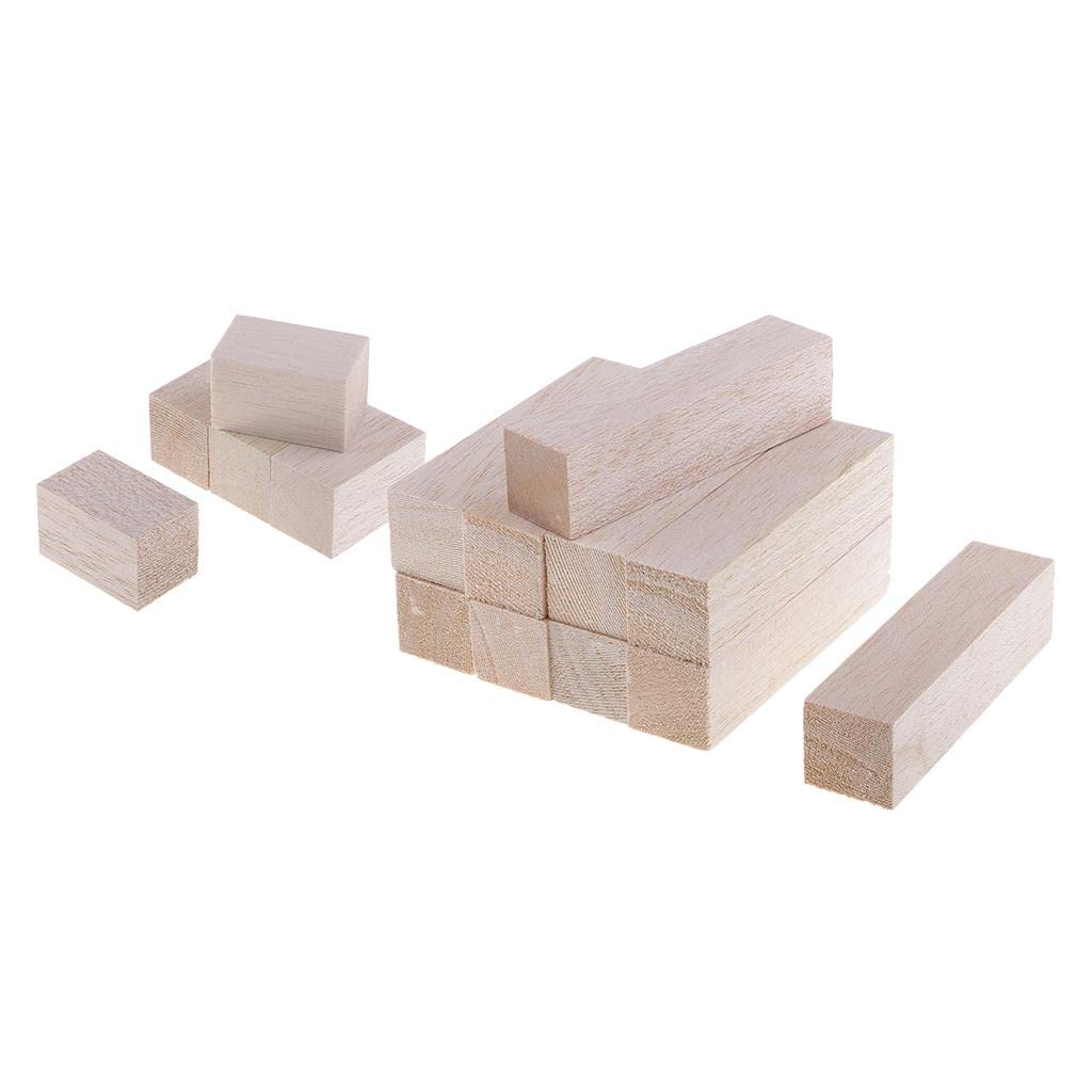 GIANTE Balsa Wood Blocks DIY Modelling Craft Wood Working Materials