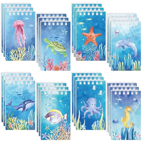 Carnets d'animaux d'océan Nezyo pour fête sous la mer et mini bloc-notes enfant