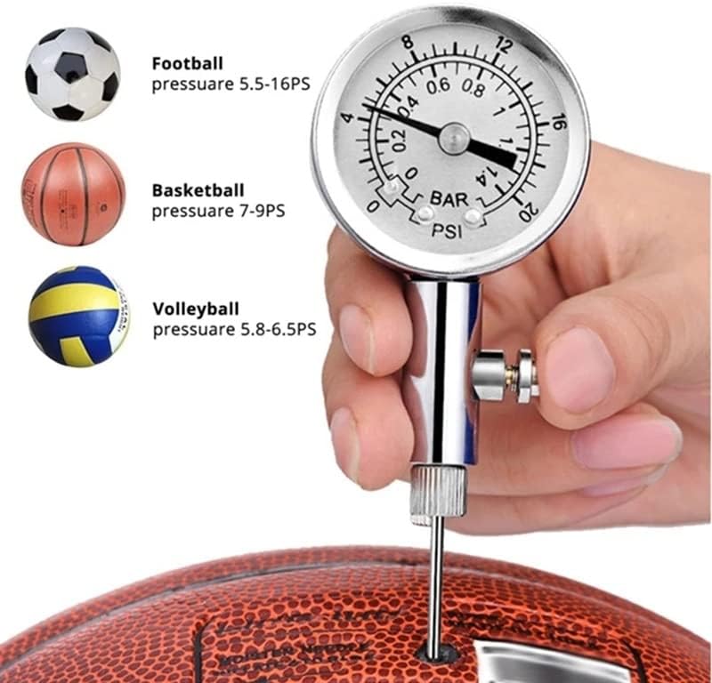 Miniatura 2 de CZDYUF Medidor de presión de aire para pelotas de fútbol, balón de fútbol, reloj de aire, fútbol, voleibol, baloncesto, barómetros