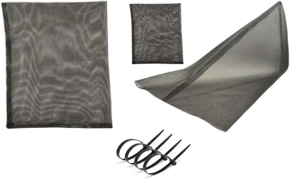 The Lint Bag For Outdoor Dryer Vent Including wearing Velcro design Collection bag 3pc (Includes 3 retractable ties)