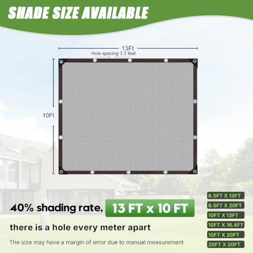 Tela de sombra para patio y plantas Storystore red de sombreo 3x4 metros 3