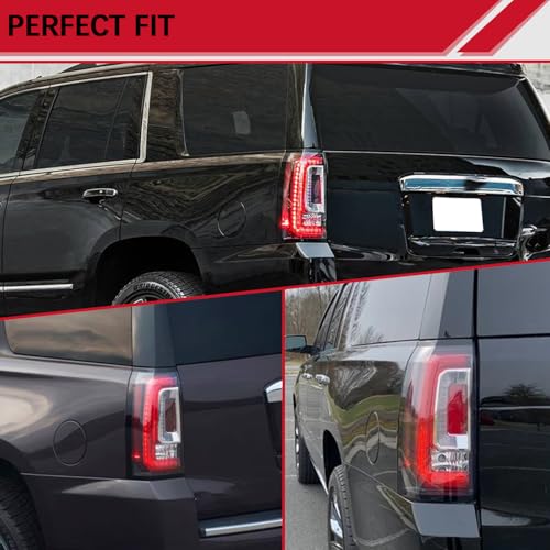 LED Tail Lights Assembly Compatible with 2015 2016 2017 2018 2019 2020 Yukon Yukon XL Denali Rear Left Driver Side Brake Taillight Back Up Lamp Lens Cover Replaces 84536242 23380459 by WINNEWBEAUTY - Image 7